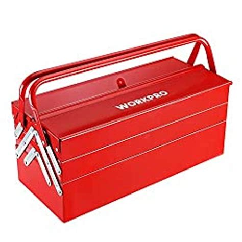 WORKPRO Metal Tool Box, 18